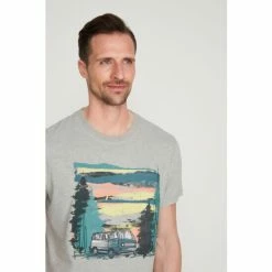 M&Co Grey Camping Graphic T-shirt -M&Co shop unnamed file 630