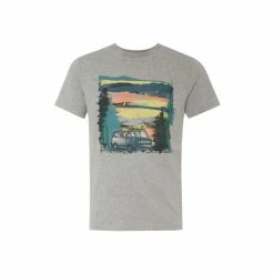 M&Co Grey Camping Graphic T-shirt -M&Co shop unnamed file 631