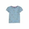 M&Co Blue Heart Print T-Shirt