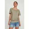 M&Co Geen Shirred Hem Gypsy Top -M&Co shop unnamed file 671