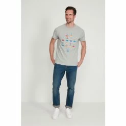 M&Co Grey Football Graphic T-Shirt -M&Co shop unnamed file 680