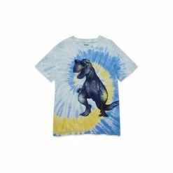 M&Co Blue Tie Dye Dinosaur T-Shirt 4 M&Co Blue Tie Dye Dinosaur T-Shirt -M&Co shop unnamed file 705