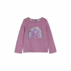 M&Co Purple Rainbow Applique Top -M&Co shop unnamed file 711