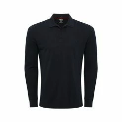 M&Co Blue Long Sleeve Polo Top -M&Co shop unnamed file 718
