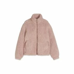 M&Co Pink Borg Zip Jacket -M&Co shop unnamed file 724