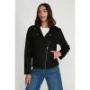 M&Co Black Suedette Biker Jacket -M&Co shop unnamed file 738
