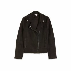 M&Co Black Suedette Biker Jacket -M&Co shop unnamed file 742