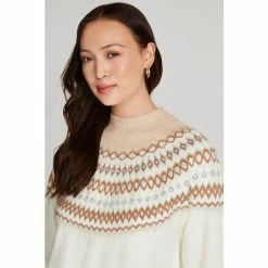 M&Co Cream Fairisle Jumper -M&Co shop unnamed file 75