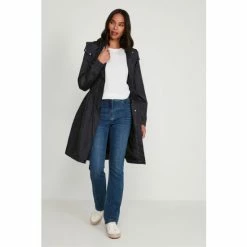 M&Co Grey Animal Print Rain Jacket -M&Co shop unnamed file 752