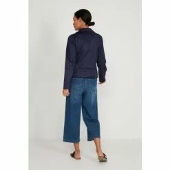 M&Co Blue Suedette Biker Jacket -M&Co shop unnamed file 765