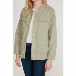 M&Co Green Frill Collar Shacket -M&Co shop unnamed file 783