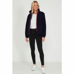 M&Co Blue Borg Zip Jacket -M&Co shop unnamed file 833