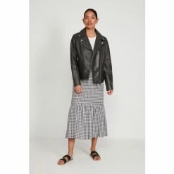 M&Co Black Leather Jacket -M&Co shop unnamed file 841