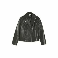 M&Co Black Leather Jacket -M&Co shop unnamed file 843