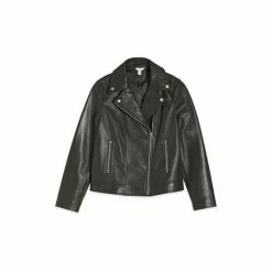 M&Co Black Leather Jacket -M&Co shop unnamed file 844