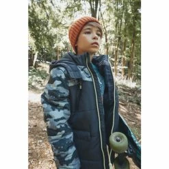 M&Co Grey Camo Colourblock Jacket