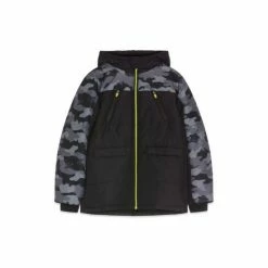 M&Co Grey Camo Colourblock Jacket -M&Co shop unnamed file 855