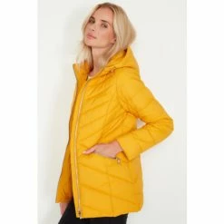 M&Co Yellow Sporty Lightweight Padded Jacket -M&Co shop unnamed file 883