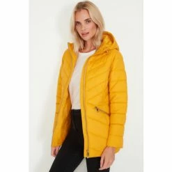 M&Co Yellow Sporty Lightweight Padded Jacket -M&Co shop unnamed file 884