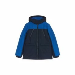 M&Co Blue Colourblock Padded Jacket