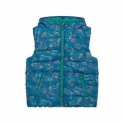 M&Co Blue Truck Print Hooded Gilet -M&Co shop unnamed file 902