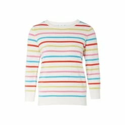 M&Co Cream Striped Jumper -M&Co shop unnamed file 91