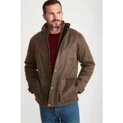 M&Co Brown Wax Jacket