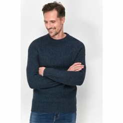M&Co Fisherman Crew Neck Jumper