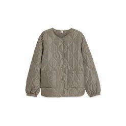 M&Co Green Collarless Padded Jacket -M&Co shop unnamed file 984